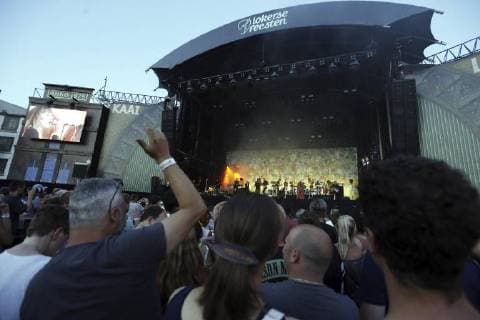 Illustration picture shows Arsenal performing on the first day of the 44th edition of the Lokerse Feesten music festival in the city center of Lokeren, Friday 03 August 2018. This year s edition of the festival takes place from 3 to 12 August.  NICOLASxMAETERLINCK 05397537