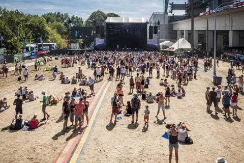 Illustration picture on the first day of the 7th edition of the Ronquieres Festival music festival in Ronquieres, Saturday 04 August 2018. This year s edition of the festival takes place on 4 and 5 August.  HATIMxKAGHAT 05397685