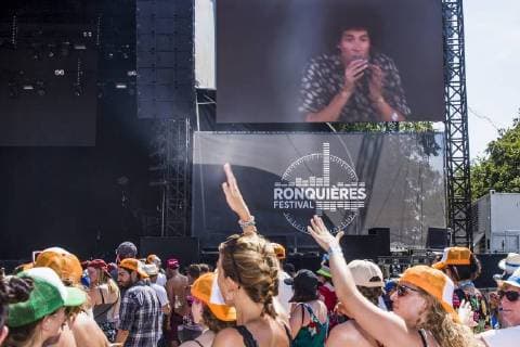 Teme Tan performs, on the first day of the 7th edition of the Ronquieres Festival music festival in Ronquieres, Saturday 04 August 2018. This year s edition of the festival takes place on 4 and 5 August.  HATIMxKAGHAT 05397637