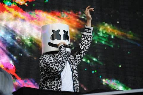 August 5, 2018 - Toronto, ON, Canada - American music producer and DJ, Marshmello (Christopher Comstock) performs at VELD Music Festival at Downsview Park in Toronto. Toronto Canada - ZUMAm115 20180805_zap_m115_018 Copyright: xMikexMastrandreax