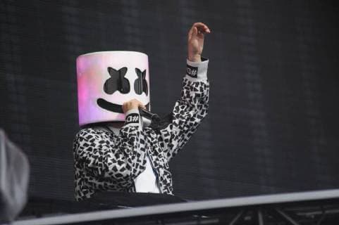 August 5, 2018 - Toronto, ON, Canada - American music producer and DJ, Marshmello (Christopher Comstock) performs at VELD Music Festival at Downsview Park in Toronto. Toronto Canada - ZUMAm115 20180805_zap_m115_022 Copyright: xMikexMastrandreax
