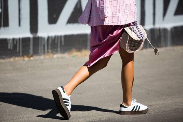 A chic showgoer attending the Resume runway show during Copenhagen Fashion Week - Aug 7, 2018 - CPHFW: Spring 2019 Street Style Day 1, Copenhagen Denmark  Copyright: xZachxChasex h_00533994