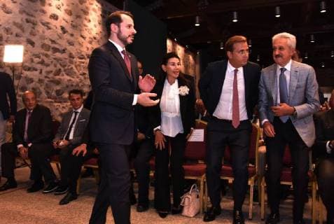 Turkish Treasury and Finance Minister, son-in-law of President Recep Tayyip Erdogan, Berat Albayrak makes a press conferance about the new economy model of country at Dolmabahce Palace, Istanbul, Turkey, 10th of August, 2018. Today, Turkish Lira hit a record low against major currencies, recording 6.00 liras against US dollar and 7.00 liras against Euro. The Turkish currency had plunged by almost 30 percent against the US dollar since the end of last year.  Copyright: MustafaxAlkac 16082624