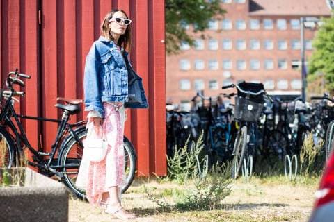 Loulou De Saison attending the By Malene Birger runway show during Copenhagen Fashion Week - Aug 9, 2018 - CPHFW: Spring 2019 Street Style Day 3, Copenhagen Denmark  Copyright: xZachxChasex h_00535976