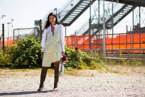 Fashion editor Bettina Looney attending the By Malene Birger runway show during Copenhagen Fashion Week - Aug 9, 2018 - CPHFW: Spring 2019 Street Style Day 3, Copenhagen Denmark  Copyright: xZachxChasex h_00535990
