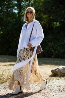 Blogger Xenia Adonts attending the By Malene Birger runway show during Copenhagen Fashion Week - Aug 9, 2018 - CPHFW: Spring 2019 Street Style Day 3, Copenhagen Denmark  Copyright: xZachxChasex h_00535963