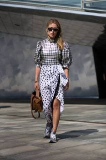 Annabel Rosendahl attending the Designers Remix runway show during Copenhagen Fashion Week - Aug 9, 2018 - CPHFW: Spring 2019 Street Style Day 3, Copenhagen Denmark  Copyright: xZachxChasex h_00536043