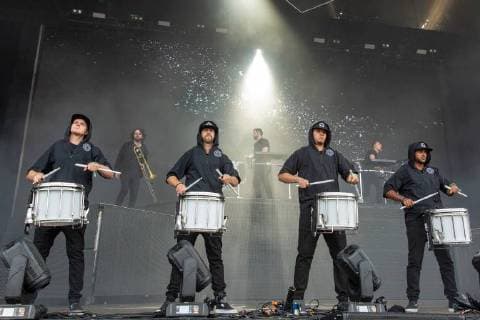 Entertainment Bilder des Tages August 10, 2018 - San Francisco, California, U.S - HARRISON MILLS and CLAYTON KNIGHT of Odesza during Outside Lands Music Festival at Golden Gate Park in San Francisco, California San Francisco U.S. - ZUMAs135 20180810_zap_s135_099 Copyright: xDanielxDeSloverx
