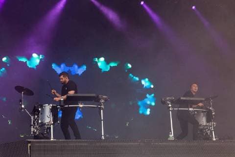 August 10, 2018 - San Francisco, California, U.S - HARRISON MILLS and CLAYTON KNIGHT of Odesza during Outside Lands Music Festival at Golden Gate Park in San Francisco, California San Francisco U.S. - ZUMAs135 20180810_zap_s135_101 Copyright: xDanielxDeSloverx
