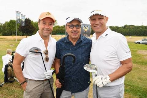 Leipzig 11 Charity Golf Tournament Leipzig Jan Josef Liefers Wolfgang Stumpf and Axel Schulz Copyright: xEIBNER RZYx EP_RZY