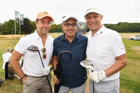 Leipzig 11 Charity Golf Tournament Leipzig Jan Josef Liefers Wolfgang Stumpf and Axel Schulz Copyright: xEIBNER RZYx EP_RZY