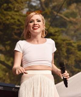 SAN FRANCISCO, CA - AUGUST 10: Carly Rae Jepsen performs during the 2018 Outside Lands Musis and Arts Festival in Golden Gate Park on August 10, 2018 in San Francisco, California. Copyright: ximageSPACE MediaPunchx