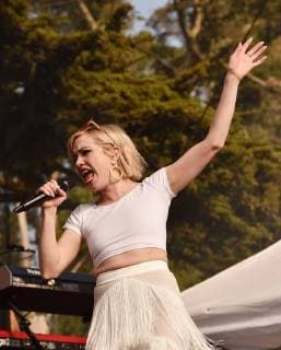 SAN FRANCISCO, CA - AUGUST 10: Carly Rae Jepsen performs during the 2018 Outside Lands Musis and Arts Festival in Golden Gate Park on August 10, 2018 in San Francisco, California. Copyright: ximageSPACE MediaPunchx