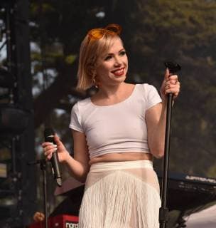 SAN FRANCISCO, CA - AUGUST 10: Carly Rae Jepsen performs during the 2018 Outside Lands Musis and Arts Festival in Golden Gate Park on August 10, 2018 in San Francisco, California. Copyright: ximageSPACE MediaPunchx