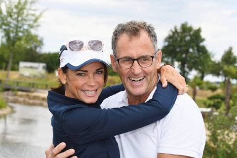 Leipzig 11 Charity Golf Tournament Leipzig Actress Gerit Kling and husband Wolfram Becker Copyright: xEIBNER RZYx EP_RZY