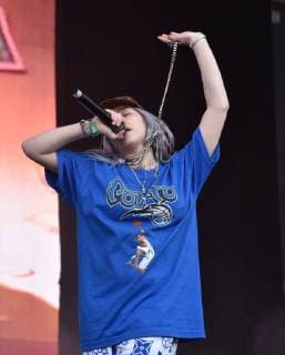 SAN FRANCISCO, CA - AUGUST 10: Billie Eilish performs during the 2018 Outside Lands Musis and Arts Festival in Golden Gate Park on August 10, 2018 in San Francisco, California. Copyright: ximageSPACE MediaPunchx