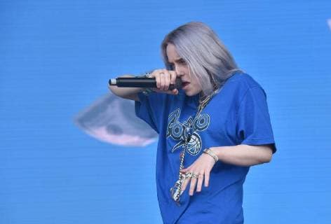 SAN FRANCISCO, CA - AUGUST 10: Billie Eilish performs during the 2018 Outside Lands Musis and Arts Festival in Golden Gate Park on August 10, 2018 in San Francisco, California. Copyright: ximageSPACE MediaPunchx