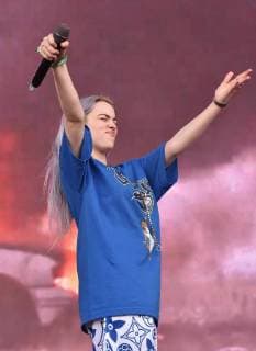 SAN FRANCISCO, CA - AUGUST 10: Billie Eilish performs during the 2018 Outside Lands Musis and Arts Festival in Golden Gate Park on August 10, 2018 in San Francisco, California. Copyright: ximageSPACE MediaPunchx