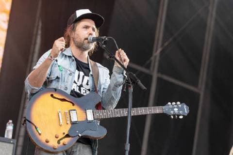 August 11, 2018 - San Francisco, California, U.S - KEVIN DREW and members of Broken Social Scene during Outside Lands Music Festival at Golden Gate Park in San Francisco, California San Francisco U.S. - ZUMAs135 20180811_zap_s135_035 Copyright: xDanielxDeSloverx
