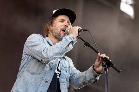 August 11, 2018 - San Francisco, California, U.S - KEVIN DREW and members of Broken Social Scene during Outside Lands Music Festival at Golden Gate Park in San Francisco, California San Francisco U.S. - ZUMAs135 20180811_zap_s135_031 Copyright: xDanielxDeSloverx