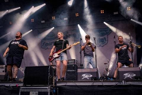 Fine cream fish fillet Taubertal Festival Rothenburg ob der Tauber 10 08 2018 Image Fine cream fish fillet Copyright: HMBxMedia xMarkusxKöller