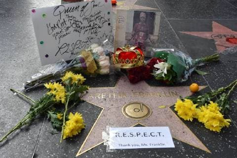 Entertainment Bilder der Woche KW33 Bilder des Tages A view of Aretha Franklin s star at he Walk of Fame, in Hollywood, California, United States, 16 August 2018. The queen of soul died today at the age of 76 at her Detroit house. Aretha Franklin dies at 76 !ACHTUNG: NUR REDAKTIONELLE NUTZUNG!  Copyright: xIVÁNxMEJÍAx LAX05 20180816-636700541889494939