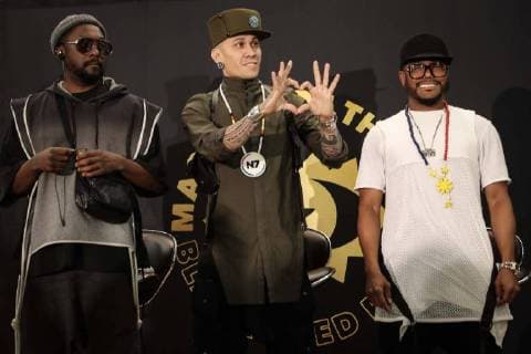 August 16, 2018 - EUM20180816ESP06.JPG .CIUDAD DE MEXICO. MusicMusica-Black Eyed Peas.- Los integrantes del grupo Black Eyed Peas ofrecen conferencia de prensa previo al concierto que ofreceran en el Pepsi Center del WTC de la Ciudad de Mexico, el viernes 17 de agosto de 2018. Foto: Agencia EL UNIVERSALJuan Carlos ReyesEELG  - ZUMAu78_ 20180816_zaf_u78_034 Copyright: xElxUniversalx