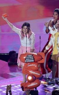 August 18, 2018 - EUM20180818ESP17.JPG .CIUDAD DE MEXICO. Award Premio-Kids Choice Awards.- La youtuber, Gris, recibe premio por su pagina Mis pastelitos en los Kids Choice Awards Mexico 2018, este sabado 18 de agosto en el Auditorio Nacional. Foto: Agencia EL UNIVERSAL MAR.  - ZUMAu78_ 20180818_zaf_u78_052 Copyright: xValentexRosasx