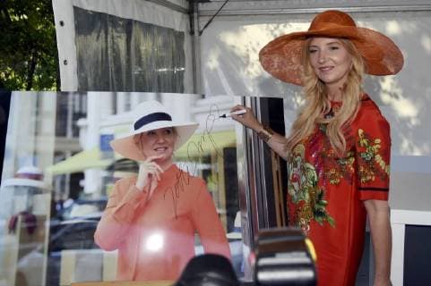 Jette Joop at the Audi Ascot race day 2018 at the racecourse Neue Bult Hannover Langenhagen 19 08 2018 Foto:xC.xNiehausx xFuturexImage
