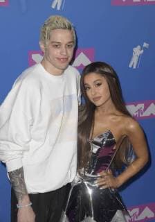 NEW YORK, NY - AUGUST 20: Pete Davidson and Ariana Grandearriving at the 2018 MTV Video Music Awards at Radio City Music Hall in New York City on August 20, 2018. Copyright: ximageSPACEx