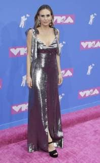 Keltie Knight arrives on the red carpet at the 35th annual MTV Video Music Awards at Radio City Music Hall in New York City on August 20, 2018.  NYP20180820314 SERENAxXU-NING