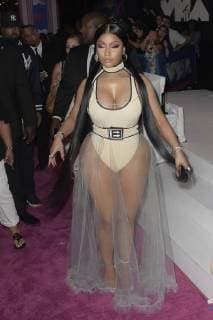 NEW YORK, NY - AUGUST 20: Nicki Minaj arriving at the 2018 MTV Video Music Awards at Radio City Music Hall in New York City on August 20, 2018. Copyright: ximageSPACEx
