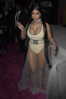 NEW YORK, NY - AUGUST 20: Nicki Minaj arriving at the 2018 MTV Video Music Awards at Radio City Music Hall in New York City on August 20, 2018. Copyright: ximageSPACEx