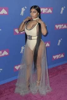 NEW YORK, NY - AUGUST 20: Nicki Minaj arriving at the 2018 MTV Video Music Awards at Radio City Music Hall in New York City on August 20, 2018. Copyright: ximageSPACEx