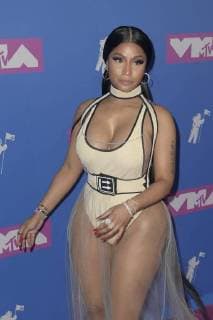 NEW YORK, NY - AUGUST 20: Nicki Minaj arriving at the 2018 MTV Video Music Awards at Radio City Music Hall in New York City on August 20, 2018. Copyright: ximageSPACEx