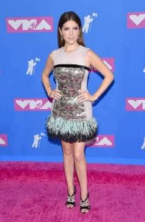 Anna Kendrick arriving at the MTV Video Music Awards in New York City - Aug 20, 2018 - MTV Video Music Awards 2018, New York City New York United States Radio City Music Hall  Copyright: xOConnorx h_00537578