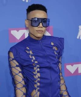 Bobby Lytes arrives on the red carpet at the 35th annual MTV Video Music Awards at Radio City Music Hall in New York City on August 20, 2018.  NYP20180820359 SERENAxXU-NING