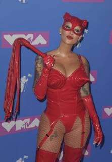 NEW YORK, NY - AUGUST 20: Amber Rose arriving at the 2018 MTV Video Music Awards at Radio City Music Hall in New York City on August 20, 2018. Copyright: xImageSpacex