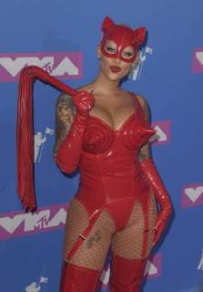 NEW YORK, NY - AUGUST 20: Amber Rose arriving at the 2018 MTV Video Music Awards at Radio City Music Hall in New York City on August 20, 2018. Copyright: xImageSpacex