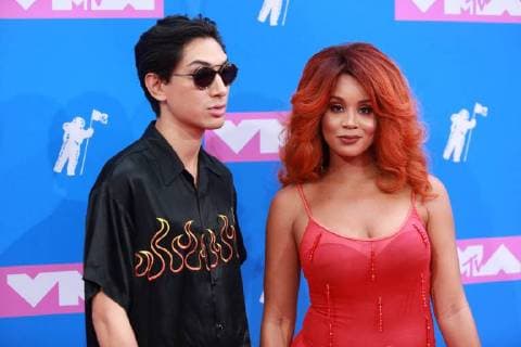 Lion Babe arrives on the red carpet at the 35th annual MTV Video Music Awards at Radio City Music Hall in New York City on August 20, 2018.  NYP20180820367 SERENAxXU-NING