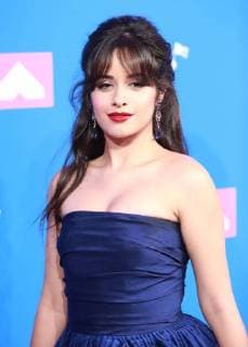 Camila Cabello arrives on the red carpet at the 35th annual MTV Video Music Awards at Radio City Music Hall in New York City on August 20, 2018.  NYP20180820371 SERENAxXU-NING
