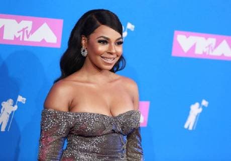 Ashanti arrives on the red carpet at the 35th annual MTV Video Music Awards at Radio City Music Hall in New York City on August 20, 2018.  NYP20180820385 SERENAxXU-NING
