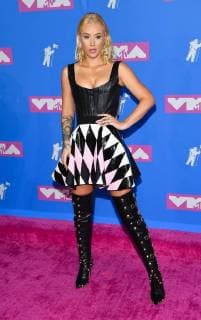 Iggy Azalea arriving at the MTV Video Music Awards press room in New York City - Aug 20, 2018 - MTV Video Music Awards 2018, New York City New York United States Radio City Music Hall  Copyright: xOConnorx h_00537620