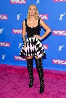 Iggy Azalea arriving at the MTV Video Music Awards press room in New York City - Aug 20, 2018 - MTV Video Music Awards 2018, New York City New York United States Radio City Music Hall  Copyright: xOConnorx h_00537618