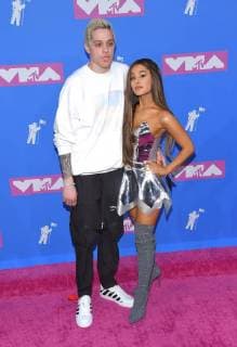 Pete Davidson and Ariana Grande arriving at the MTV Video Music Awards in New York City - Aug 20, 2018 - MTV Video Music Awards 2018, New York City New York United States Radio City Music Hall  Copyright: xOConnorx h_00537629