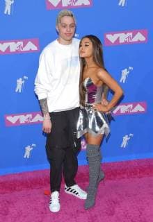 Pete Davidson and Ariana Grande arriving at the MTV Video Music Awards in New York City - Aug 20, 2018 - MTV Video Music Awards 2018, New York City New York United States Radio City Music Hall  Copyright: xOConnorx h_00537630