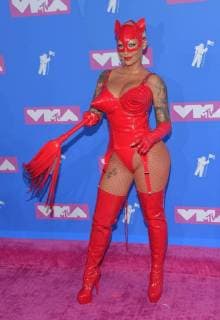 Amber Rose arriving at the MTV Video Music Awards in New York City - Aug 20, 2018 - MTV Video Music Awards 2018, New York City New York United States Radio City Music Hall  Copyright: xOConnorx h_00537657