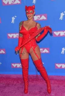 Amber Rose arriving at the MTV Video Music Awards in New York City - Aug 20, 2018 - MTV Video Music Awards 2018, New York City New York United States Radio City Music Hall  Copyright: xOConnorx h_00537659