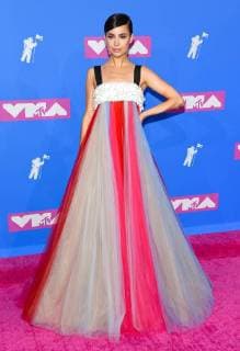 Sofia Carson arriving at the MTV Video Music Awards press room in New York City - Aug 20, 2018 - MTV Video Music Awards 2018, New York City New York United States Radio City Music Hall  Copyright: xOConnorx h_00537671
