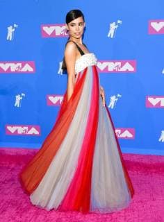 Sofia Carson arriving at the MTV Video Music Awards press room in New York City - Aug 20, 2018 - MTV Video Music Awards 2018, New York City New York United States Radio City Music Hall  Copyright: xOConnorx h_00537672